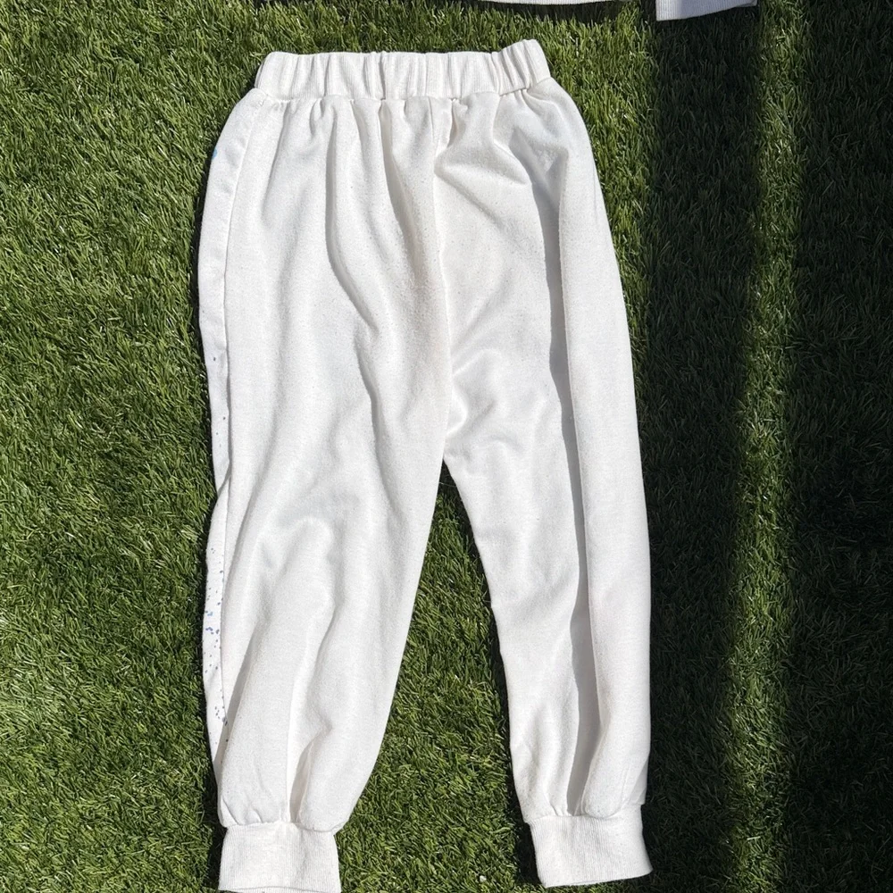 Kids colorful Graffiti Bunny Jogger set